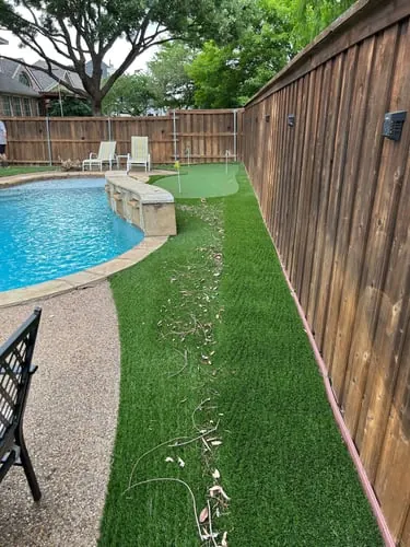 Clean Green Turf recent job