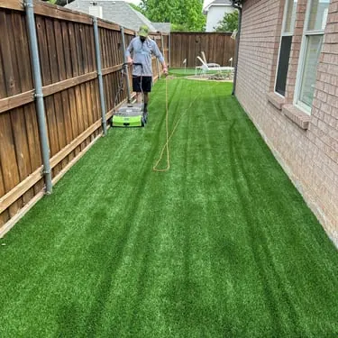 Clean Green Turf recent job